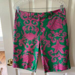 Lilly Pulitzer, Pink and Green Shorts